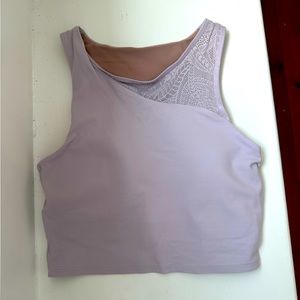 Baby/ violet purple athleta crop tank